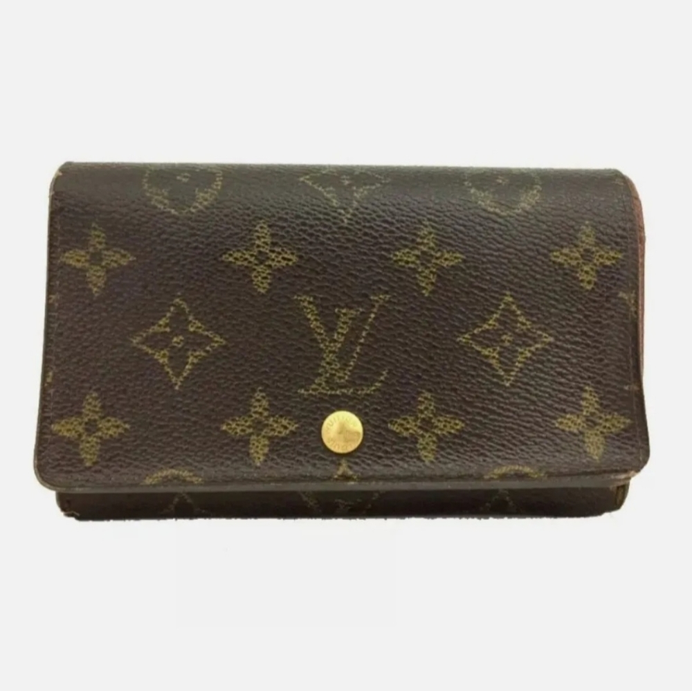 Authentic Louis Vuitton Monogram Porte Monnaie wallet
